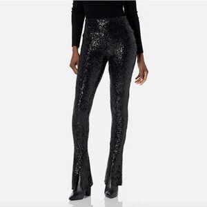 NWT Norma Kamali Sequin Spat Leggings